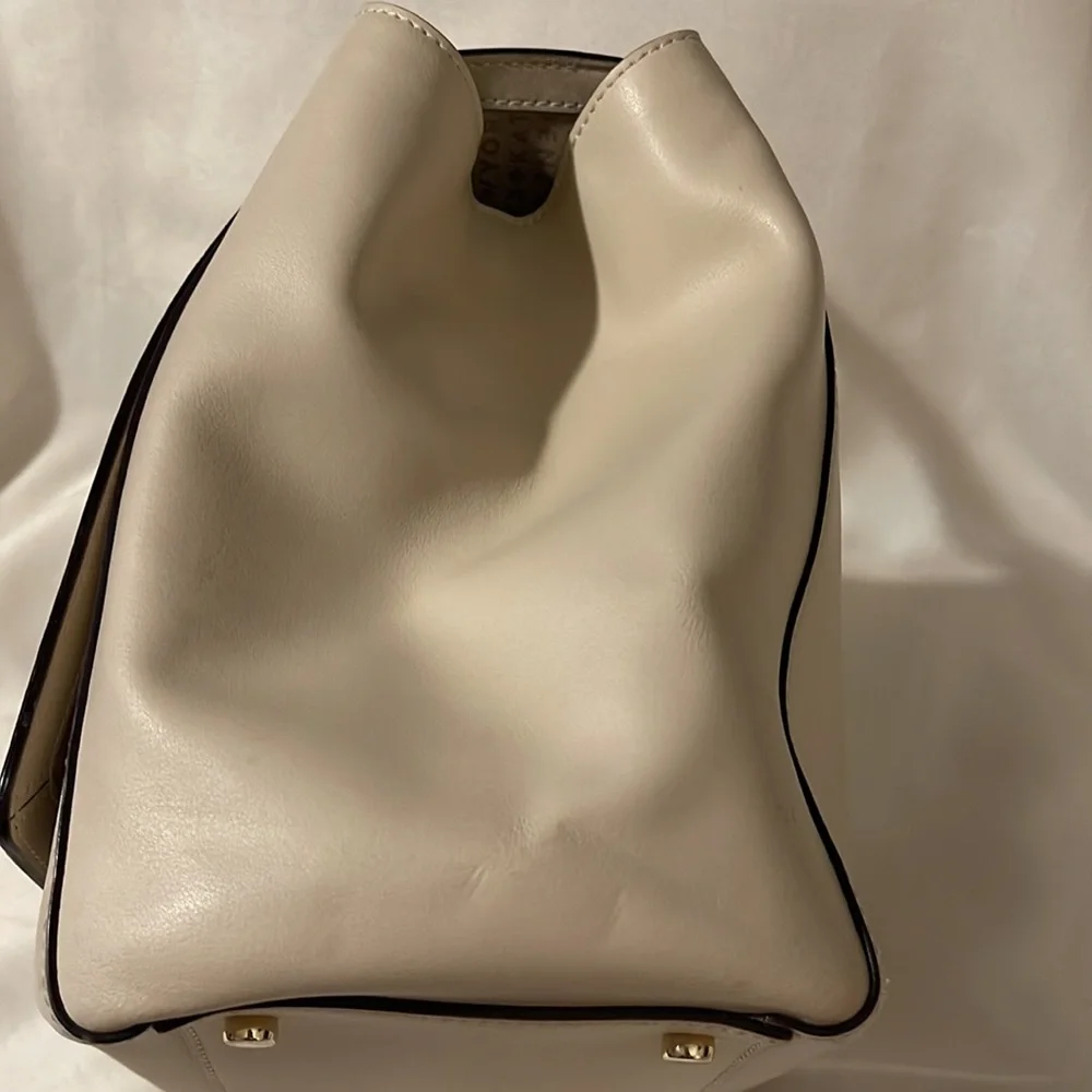 Kate Spade Laurel Magnolia Park Cream Satchel Crossbody Detachable Strap - Picture 7 of 16